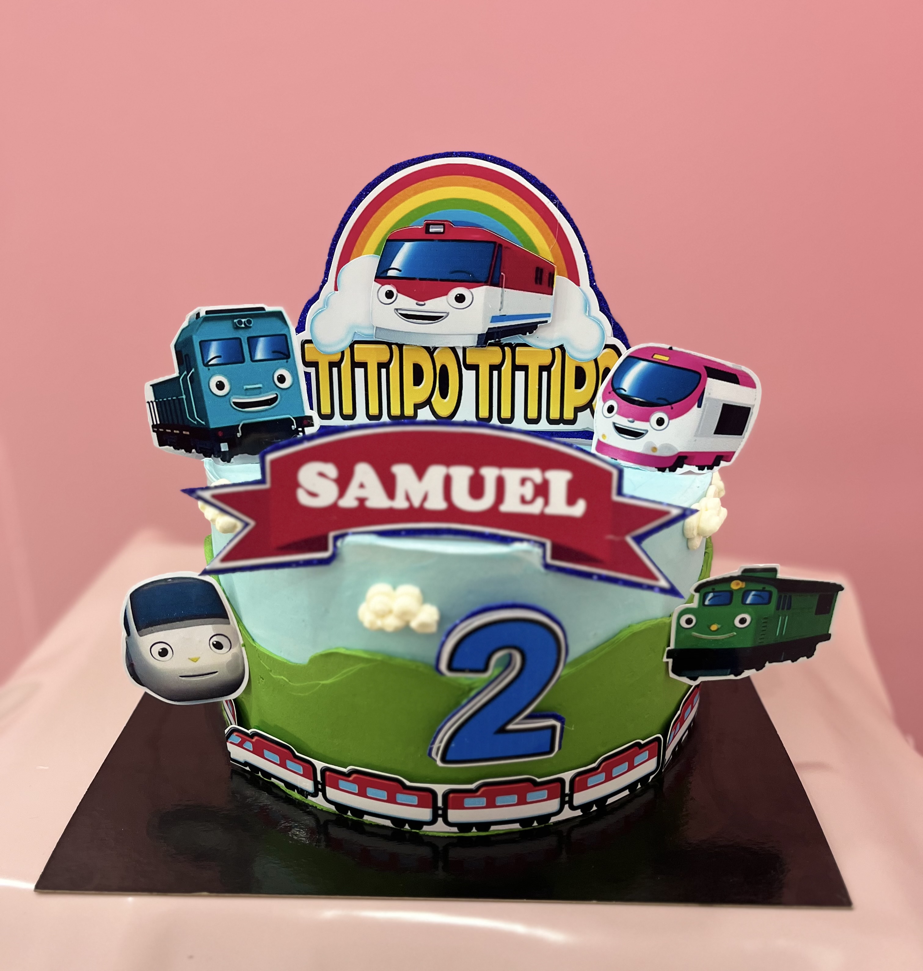 Tarta de trenes
