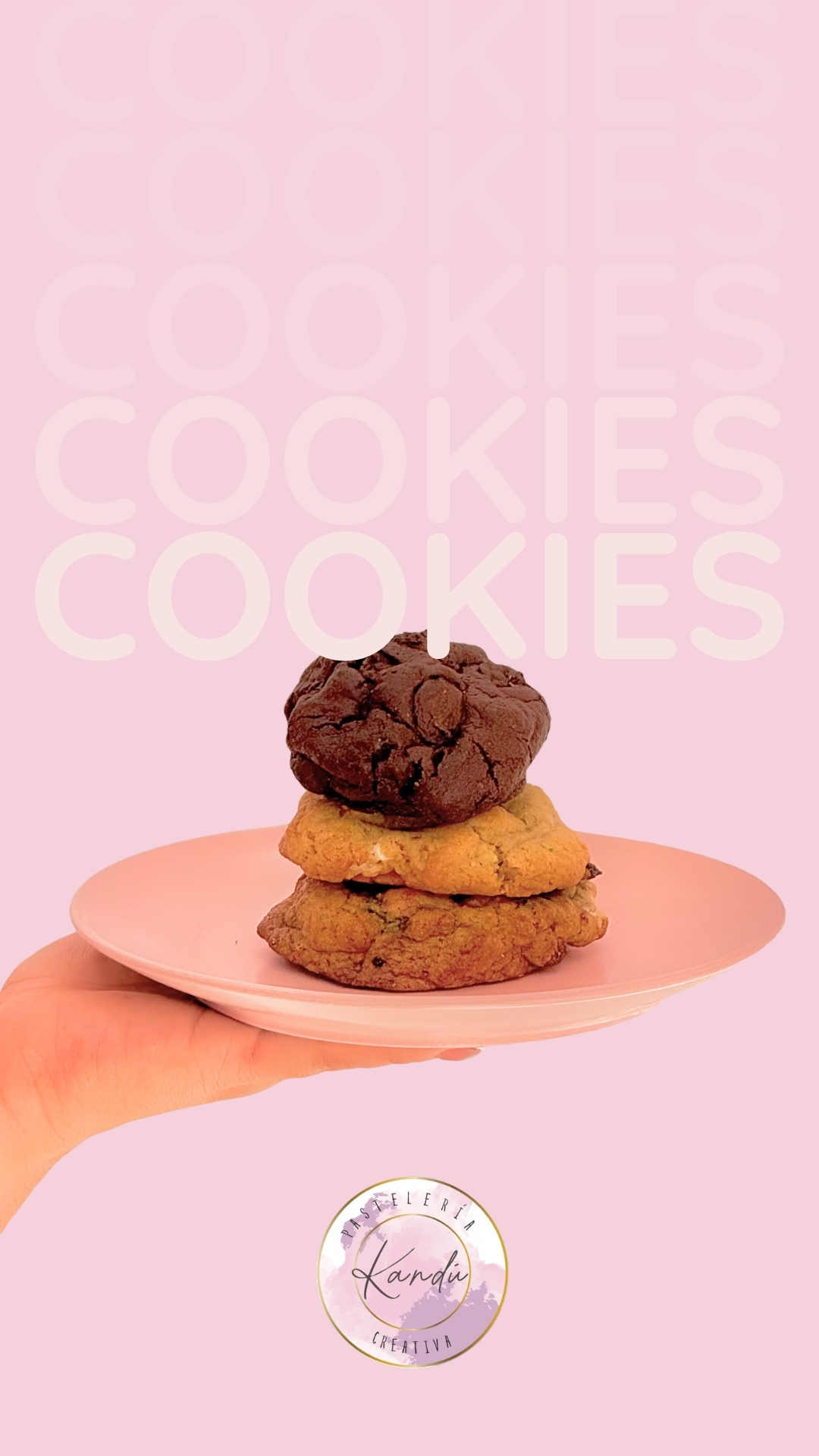Galletas artesanales recién horneadas