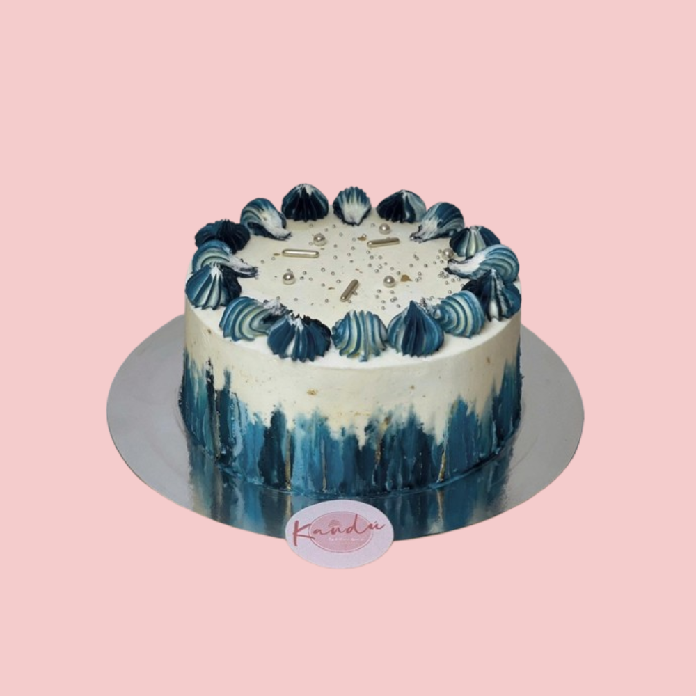 Tarta azul