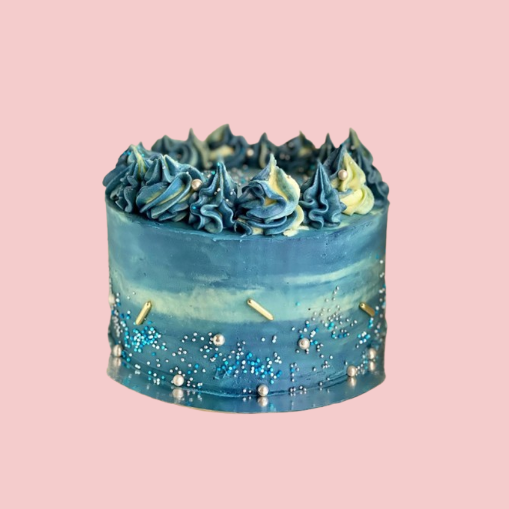 Tarta azul