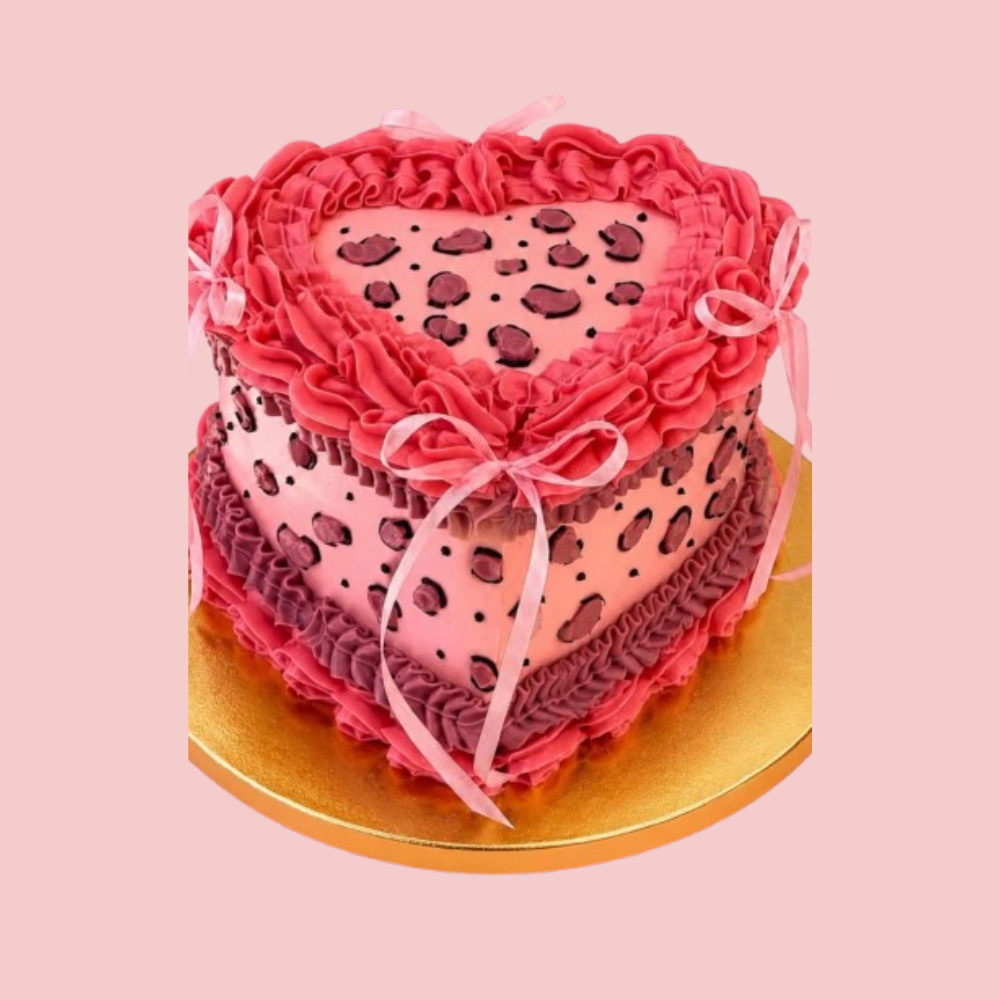 Tarta corazón rojo